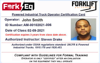 Forklift License